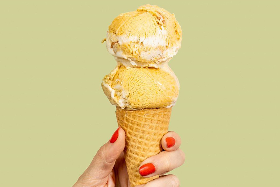 Pumpkin Cake Roll at Jeni’s Splendid Ice Creams