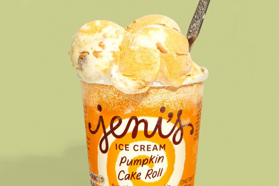 Pumpkin Cake Roll at Jeni’s Splendid Ice Creams