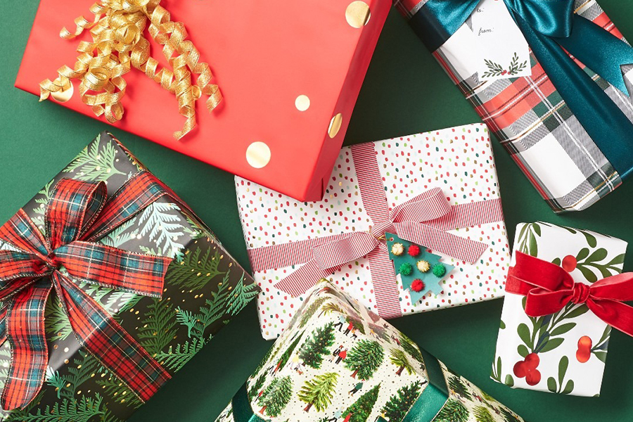 Holiday Gift Wrapping with Paper Source