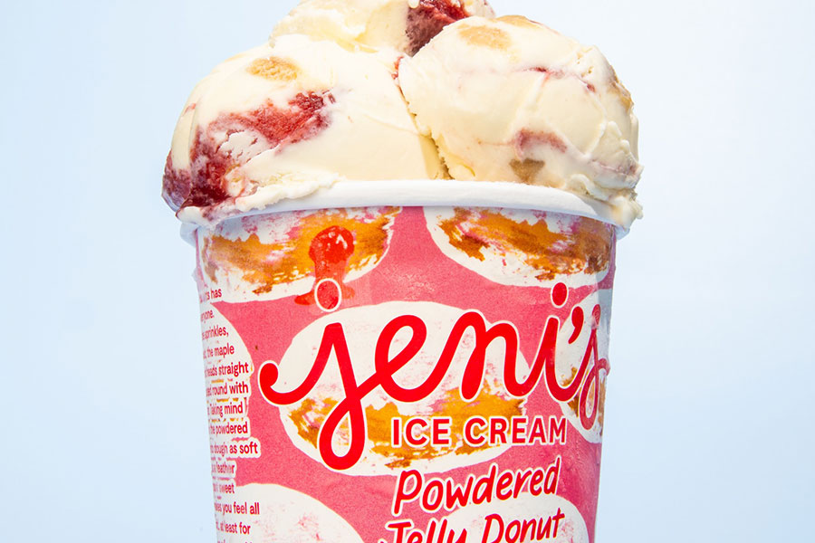 Powdered Jelly Donut Ice Cream at Jeni’s Splendid Ice Creams