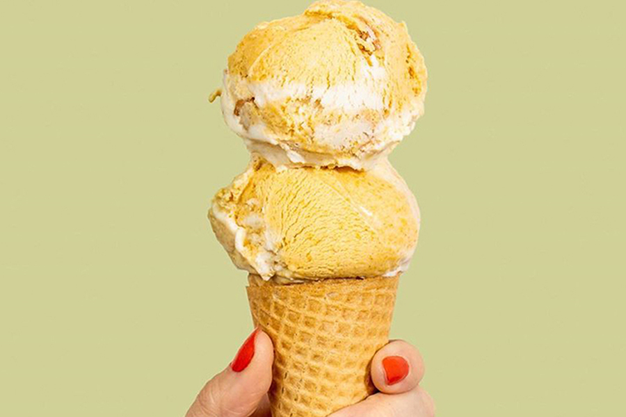 Pumpkin Cake Roll at Jeni’s Splendid Ice Creams