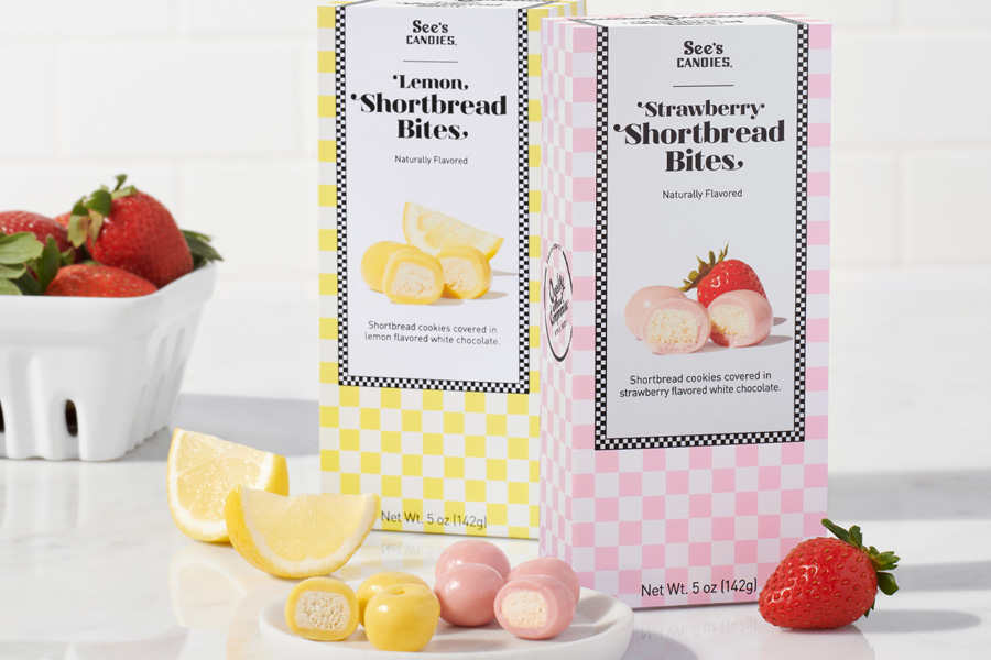 New Shortbread Cookie Bites at See’s Candies
